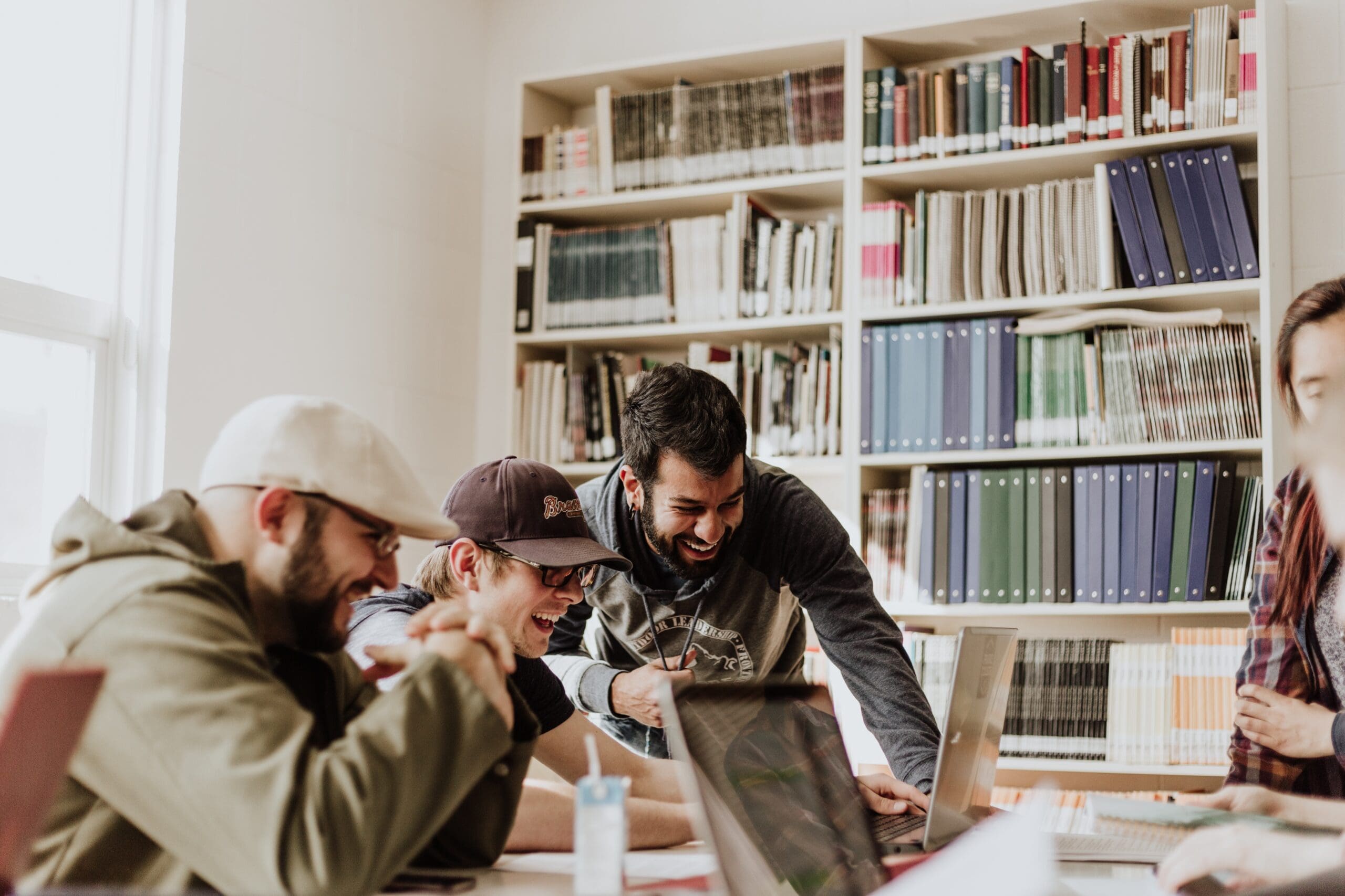 Corporate Teams working in Office