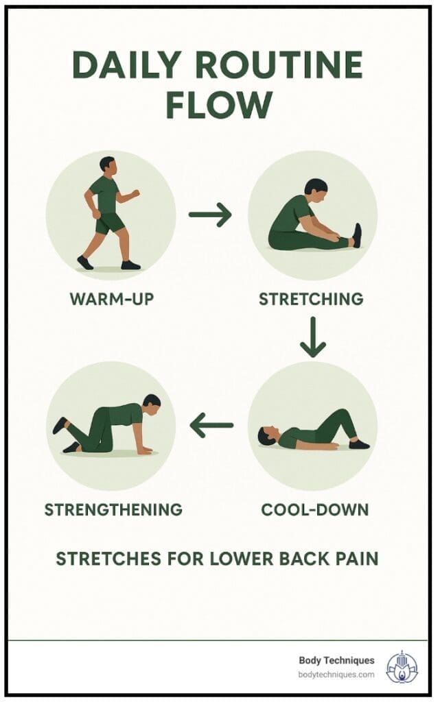stretches for lower back pain